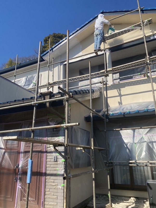 神奈川県横浜市中区　屋根塗装・外壁塗装・塀塗装 (3)