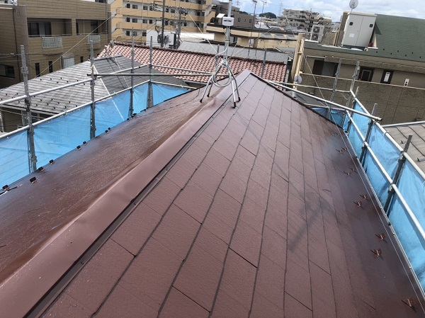 神奈川県横浜市栄区　外壁塗装・屋根塗装　スーパーシャネツサーモF (1)