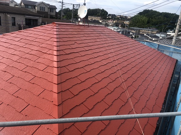 神奈川県横浜市港北区　屋根塗装・外壁塗装(フッ素塗料使用)