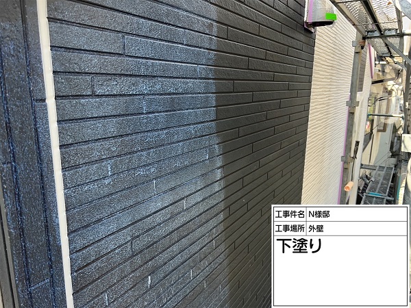 神奈川県横浜市戸塚区　N様邸　外壁　下塗り
