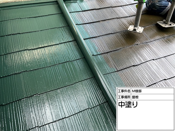 神奈川県横浜市鶴見区-M様邸-屋根-中塗り