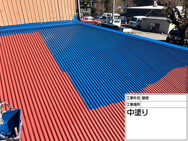 神奈川県横浜市戸塚区-N様邸-屋根-中塗り