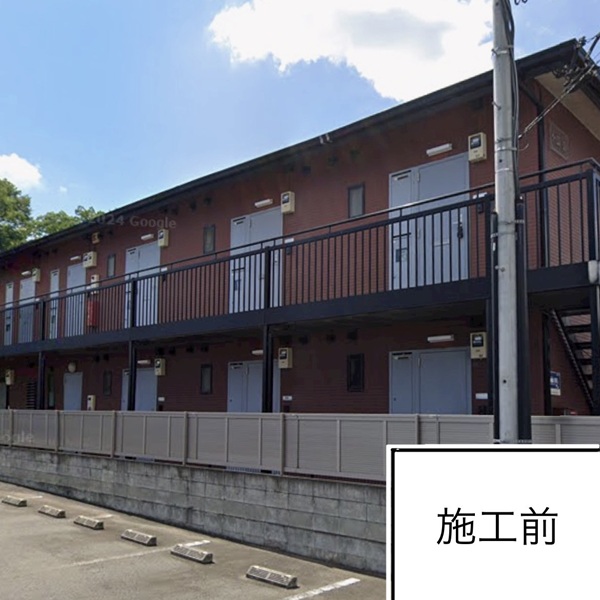 神奈川県横浜市港北区Sアパート｜屋根塗装・外壁塗装・コーキング打ち直しで耐久性向上