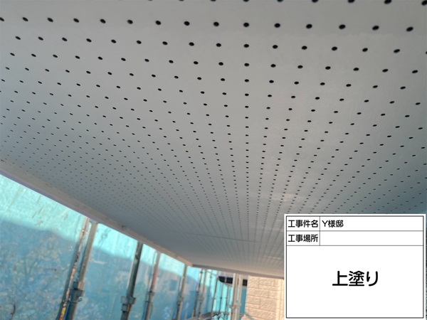 神奈川県横浜市都筑区-Y様邸-軒天-上塗り