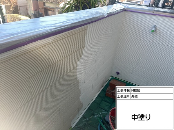 神奈川県横浜市神奈川区-N様邸-外壁-中塗り